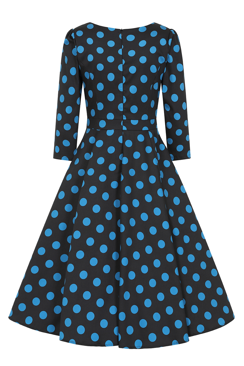 Lilah Polka Dot Swing Dress